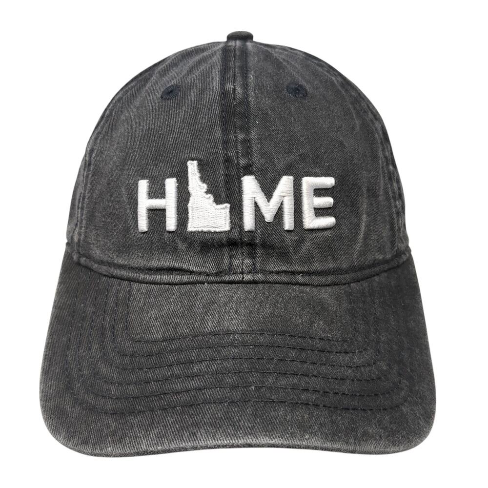 Idaho Home Slideback Hat Gray One Size Embroidered Home Free Outdoor